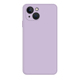 Zadný ochranný kryt pre iPhone 15 Plus - Silikónový fialový
