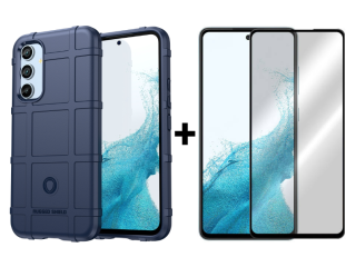 SKLO + PUZDRO 2v1 pre Samsung Galaxy A54 5G - COVERAGE modré