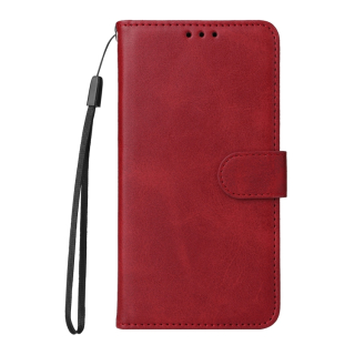 Knižkové puzdro pre Xiaomi Redmi Note 12 - Knižkové SOLID červené