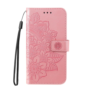 Knižkové puzdro pre Xiaomi Redmi Note 12S - Knižkové FLOWERS ružové