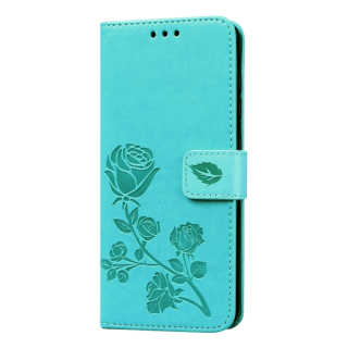 Knižkové puzdro pre Samsung Galaxy A41 - ROSE zelené