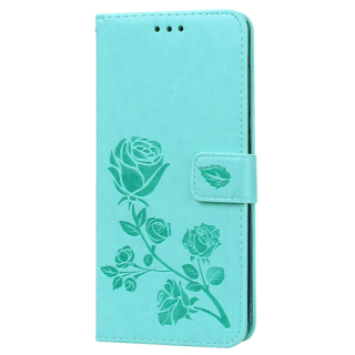 Knižkové puzdro pre Samsung Galaxy A70 - ROSE zelené