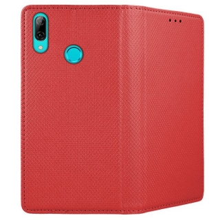 Púzdro Smart Magnet na Huawei P Smart (2019) / Honor 10 Lite - červené