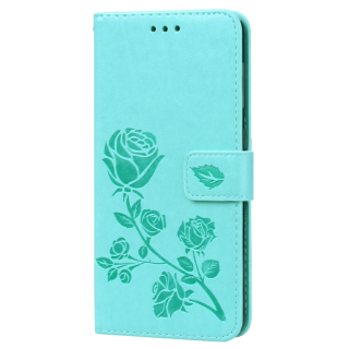 Knižkové puzdro pre Samsung Galaxy A50 - ROSE zelené