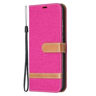 Knižkové puzdro pre Samsung Galaxy A52 / A52 5G / A52s - DENIM ružové