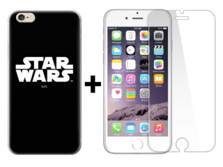SKLO + PUZDRO 2v1 pre Apple iPhone 6 Plus, 6S Plus - STAR WARS