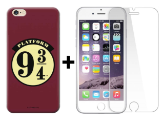SKLO + PUZDRO 2v1 pre Apple iPhone 6 Plus, 6S Plus - Harry Potter 037