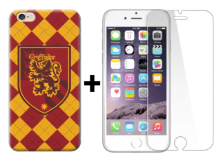 SKLO + PUZDRO 2v1 pre Apple iPhone 6 Plus, 6S Plus - Harry Potter 001