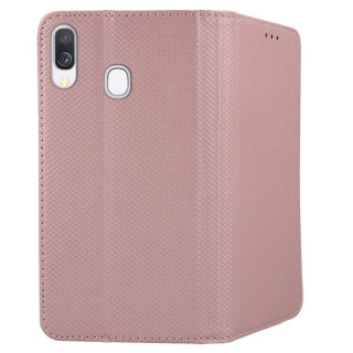 Púzdro Smart Magnet na Samsung Galaxy A40 ružové