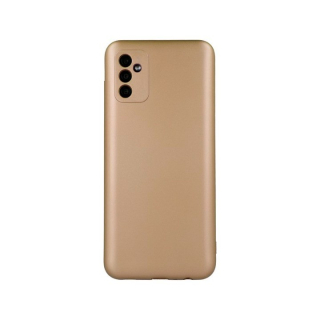 Zadný kryt na Samsung Galaxy A55 5G - Silikónový METALLIC zlatý