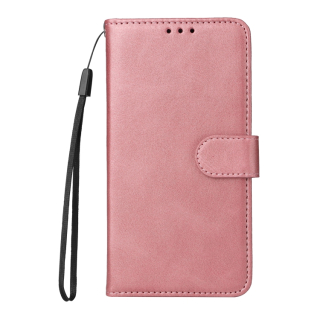SOLID Peňaženkové puzdro pre Samsung Galaxy A05s - ružové