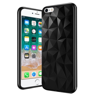 Silikonový kryt (obal) pre Apple iPhone 6 a 6S prism čierny