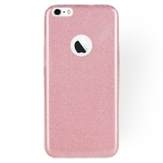 Silikonový kryt (obal) pre Apple iPhone 6 a 6S - Glitter ružový