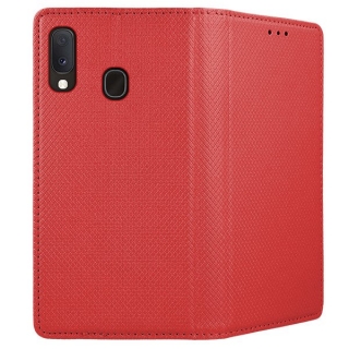 Púzdro Smart Magnet na Samsung Galaxy A20e červené