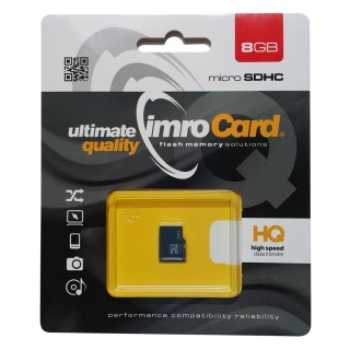 Pamäťová karta imro Card microSDHC 8 GB