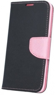 Púzdro Smart Fancy na Samsung Galaxy A40 ružovo čierne