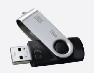 16 GB USB kľúč GOODRAM Twister Čierny