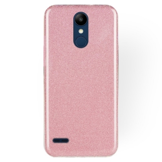 Silikonový kryt (obal) pre LG K9 / K8 2018 glitter ružové