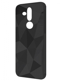 Silikonový kryt pre Huawei Mate 20 Lite - geometric čierne