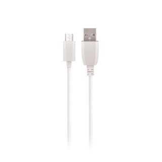 Maxlife Micro USB Fast Charge kábel 2A 1m biely