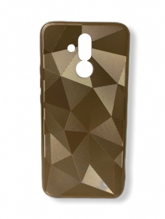 Silikonový kryt pre Huawei Mate 20 Lite Geometric zlaté