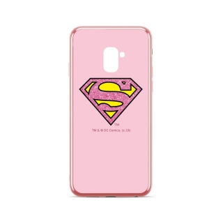 Silikonový obal na Samsung Galaxy A8 plus 2018 DC Superman ružové