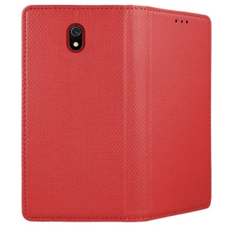 Knižkové Púzdro Smart Magnet na Xiaomi Redmi 8A červené