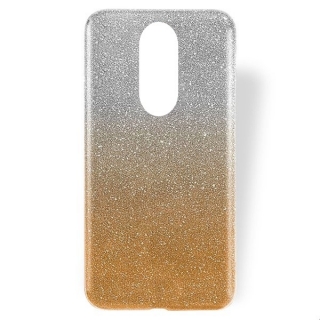 Púzdro pre Xiaomi Redmi 8 Glitter strieborno zlaté