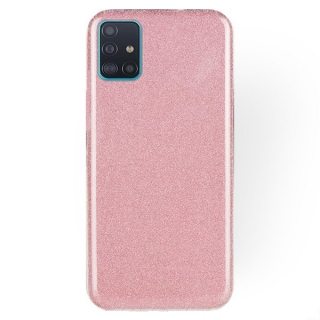 Silikonové púzdro na Samsung Galaxy A51 Glitter ružové