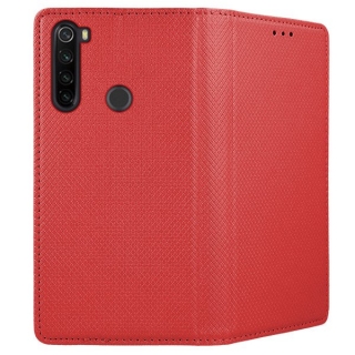 Púzdro Smart Magnet na Xiaomi Redmi Note 8T červené