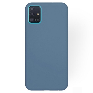 Silikonové púzdro na Samsung Galaxy A51 sivo - modré