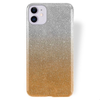 Puzdro na Apple iPhone 11 Glitter zlato strieborné