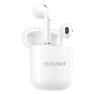 Bezdrôtové slúchadlá do uší Dudao TWS Bluetooth 5.0 biele (U10H)