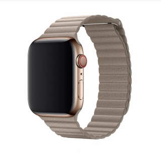 Devia Apple Watch Elegant Leather Loop (42 / 44mm) kožený hnedý