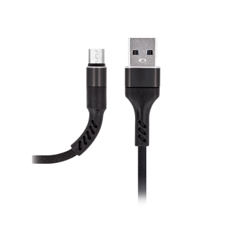 Kábel Maxlife MXUC-01 Micro USB Fast Charge 2A čierny