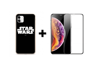9D SKLO + KRYT 2v1 pre Apple iPhone 11 Star Wars