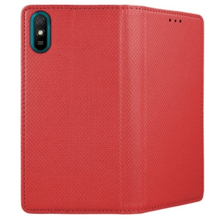 Púzdro Smart Magnet na Xiaomi Redmi 9A červené