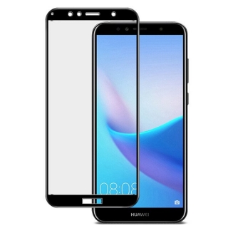 Tvrdené sklo 9D pre Huawei Y6 2018 / Y6 Prime 2018 Čierne