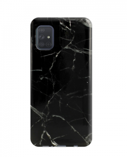 Silikonové púzdro na Samsung Galaxy A51 marble čierne