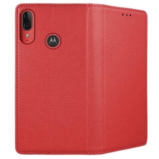 Knižkové púzdro Smart Magnet pre Motorola Moto E6i / E6s červené