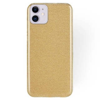 Silikonové púzdro na Apple iPhone 12 mini glitter zlaté