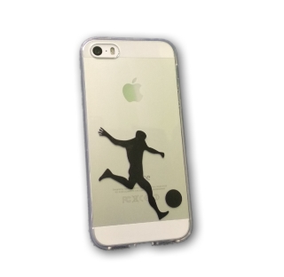 Silikónový kryt (obal) pre iPhone 5, 5S a SE - Futbalový