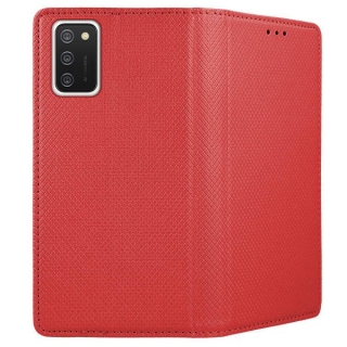 Púzdro Smart Magnet na Samsung Galaxy A02s červené