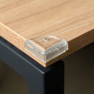 Ochrana na rohy stola - PVC - priehľadná - 4 ks / balenie