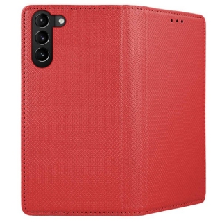 Knižkové púzdro Smart Magnet na Samsung Galaxy S21 Plus červené