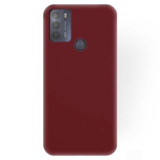 Silikonové púzdro na Motorola G50 - bordové