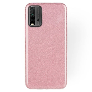 Silikonové púzdro pre Xiaomi Redmi 9T / Xiaomi Poco M3 Glitter ružové