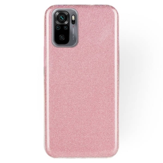 Silikonové púzdro pre Xiaomi Redmi Note 10 / 10s - Glitter ružové