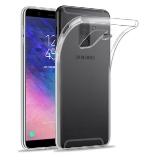 Silikonový kryt (obal) na Samsung Galaxy A6 2018 PLUS priesvitný