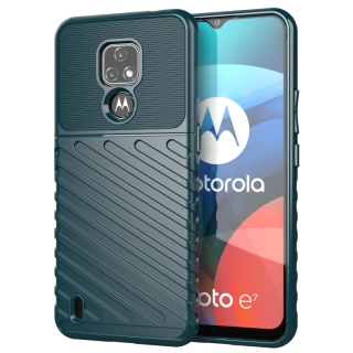 Silikónové puzdro pre Motorola Moto E7 - Thunder zelené